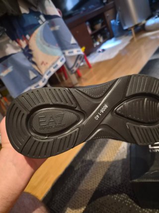 Zapatillas Emporio Armani Talla 40 Negro/Oro