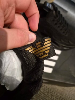 Zapatillas Emporio Armani Talla 40 Negro/Oro