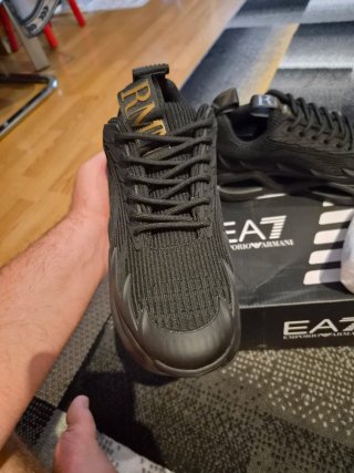 Zapatillas Emporio Armani Talla 40 Negro/Oro