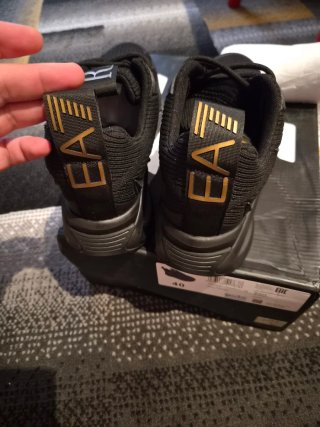 Zapatillas Emporio Armani Talla 40 Negro/Oro