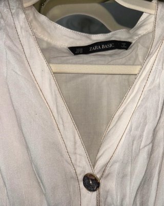 Vestido / sobrecamisa /chaleco lino de Zara