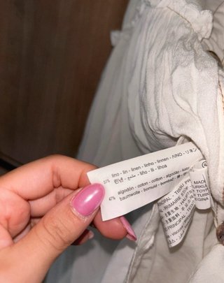 Vestido / sobrecamisa /chaleco lino de Zara