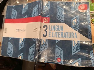 Libro de texto Lingua e Literarura 3 ESO