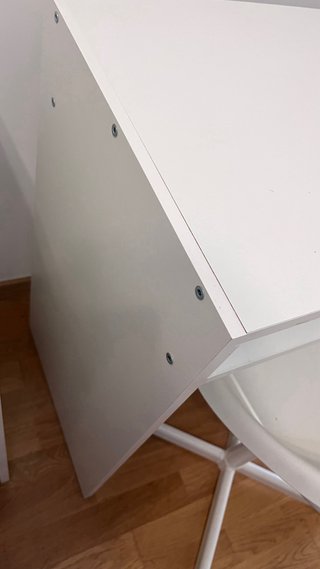 Escritorio infantil blanco con silla