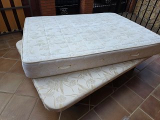 Colchón y somier 135cm