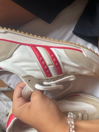 Zapatillas Tommy Jeans Rojas y Blancas