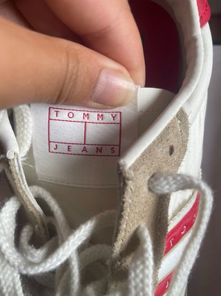 Zapatillas Tommy Jeans Rojas y Blancas