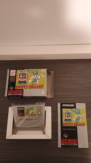 🇪🇸Tiny Toon Adventures Buster Busts Loose SNES