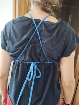 Top Shein Azul Talla S