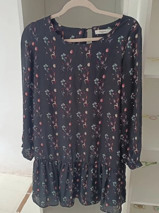 Vestido floral Daphnes Talla S