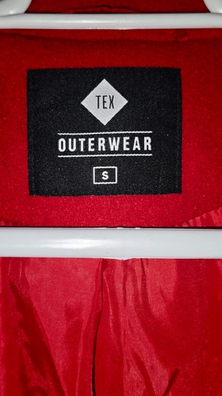 Gaban rojo talla S