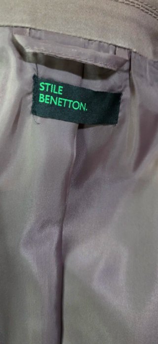 Giacca Blazer Benetton Marrone Tortora