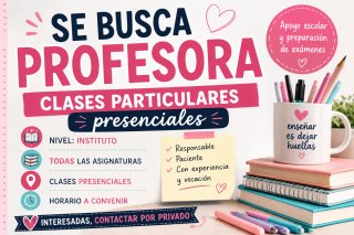 Necesito profesora particular