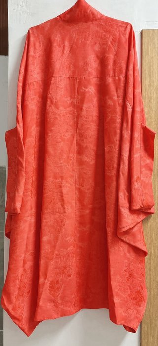 Kimono Zara Marisa Berenson x Jacquard Rojo