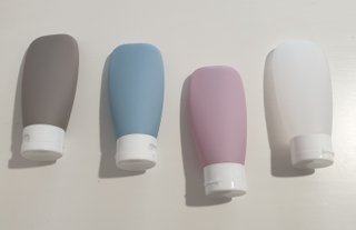 4 botes rellenables 60ml viaje (NUEVO)