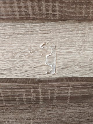 Cabecero y 2 mesitas de noche madera