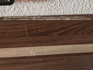Cabecero y 2 mesitas de noche madera