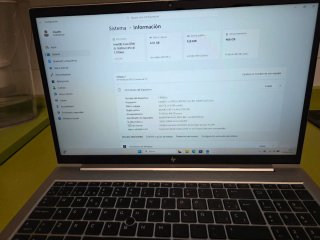 NOTEBOOK HP 850 G7 32GB RAM 500GB SSD  PERFECTO