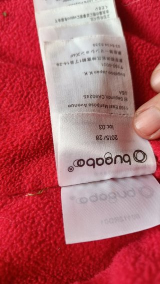 Saco Bugaboo Bee Invierno Rojo