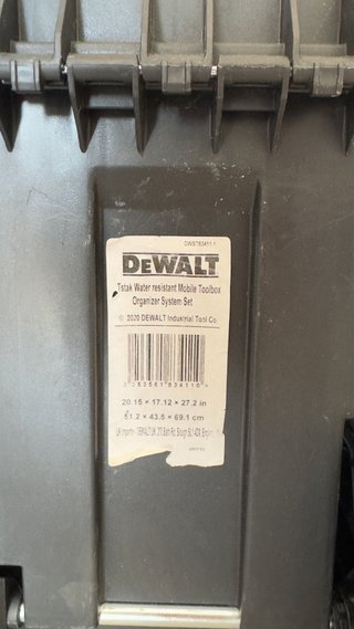 Maleta DeWalt TSTAK Móvil DWST83347-1 IP54