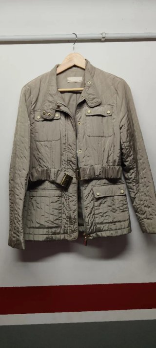 Chaqueta Sfera verde cinturón Talla L