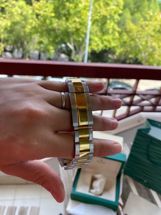 Rolex Submariner Dos Tonos Azul/Oro