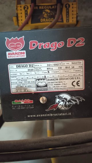 Horno de pizza a gas Napoletana