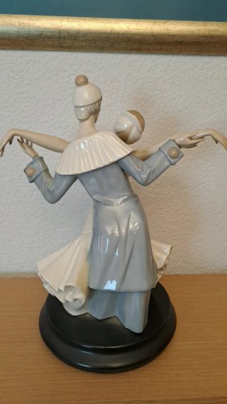 Figura Porcelana Bailarines D'art