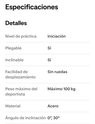 Banco musculación rack plegable Corength + barra.