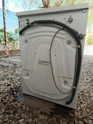 Lavadora Hisense Carga Frontal Blanca