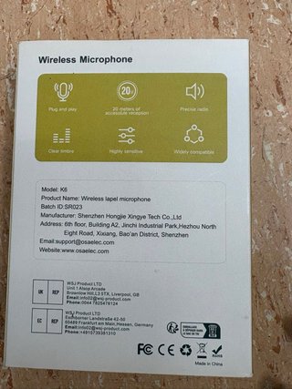 Kit Micrófonos Inalámbricos OSA K6