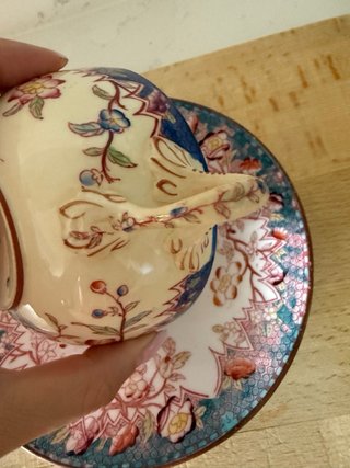 Taza y platillo sarreguimenes.