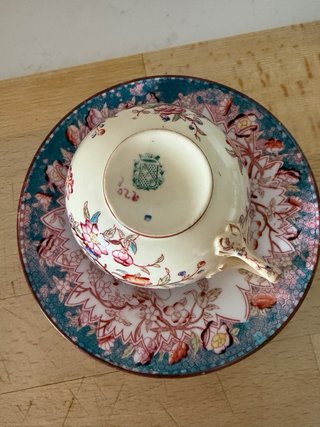 Taza y platillo sarreguimenes.