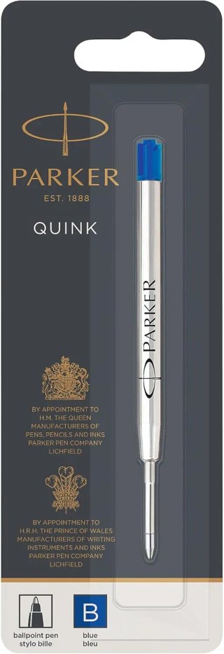 Parker Recambios de tinta para bolígrafos | punta gruesa | tinta azul | paquete de 1