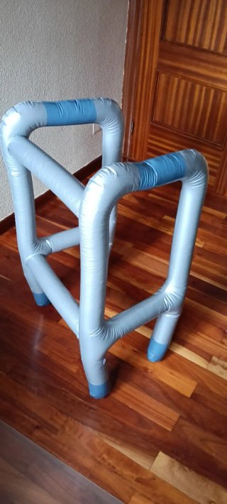 Andador inflable para disfraz