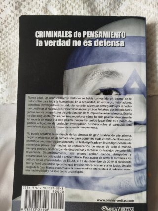 Criminales de pensamiento. Victoria Forner.