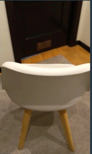 Silla estudio blanca moderna nueva