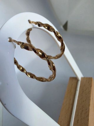 Pendientes Aro Oro 9K