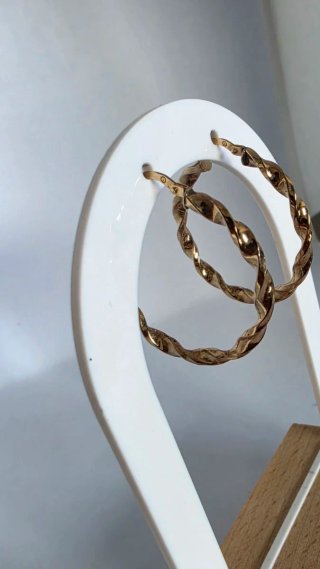 Pendientes Aro Oro 9K
