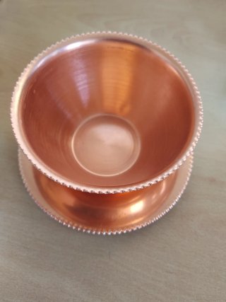 Juego Vintage Vol y Plato Aluminio Anonizado