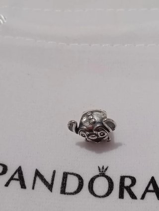Charm Pandora Stitch Corazón Azul