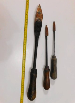 Martillos Soldadores de estaño antiguos