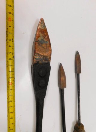 Martillos Soldadores de estaño antiguos