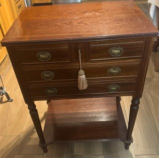 Mueble joyero antiguo madera