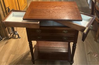 Mueble joyero antiguo madera