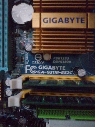 Placa G31 + Q6600 + 4GB DDR3