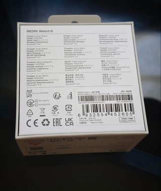 Caja Vacía Xiaomi Redmi Watch 6 Obsidian Black