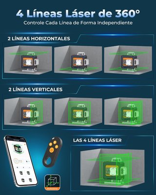 Nivel Láser CIGMAN CM-G16 4x360° Nuevo
