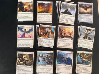 Lote 53 cartas Magic: Ángeles