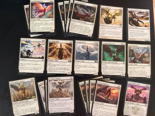 Lote 53 cartas Magic: Ángeles